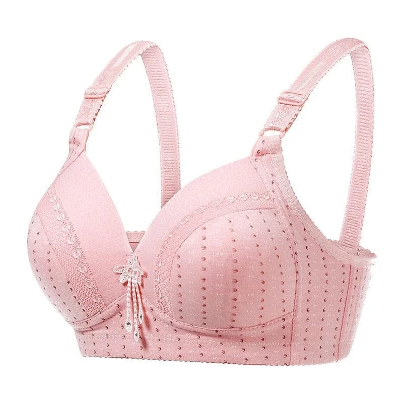 Hell-Pink Atmungsaktiver Push-up-BH