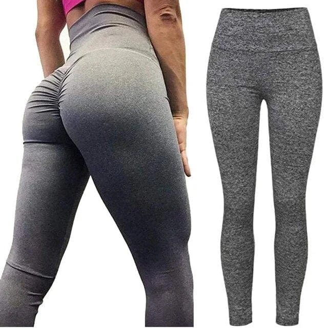 Hellgrau Schlichte Sportleggings