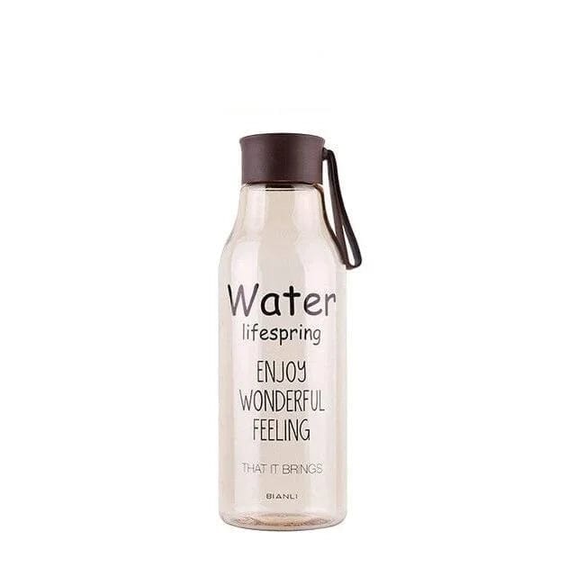 Kaffee Wasserflasche mit Inschriften