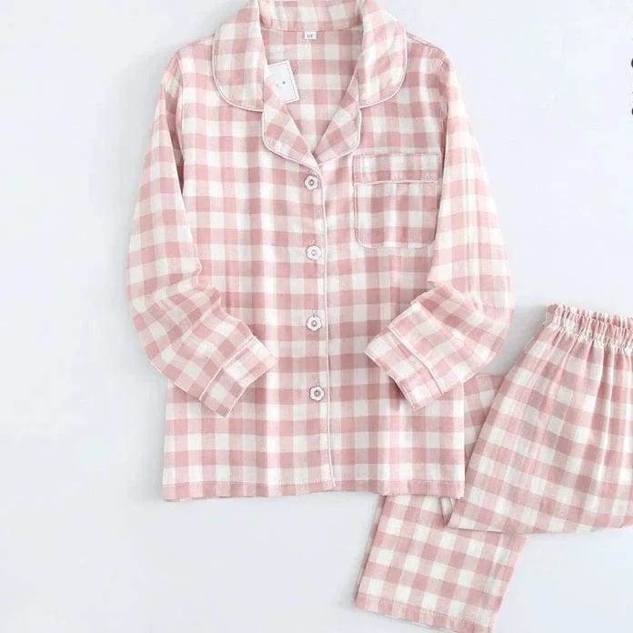 Karierter Schlafanzug für Kinder - zaletta.de