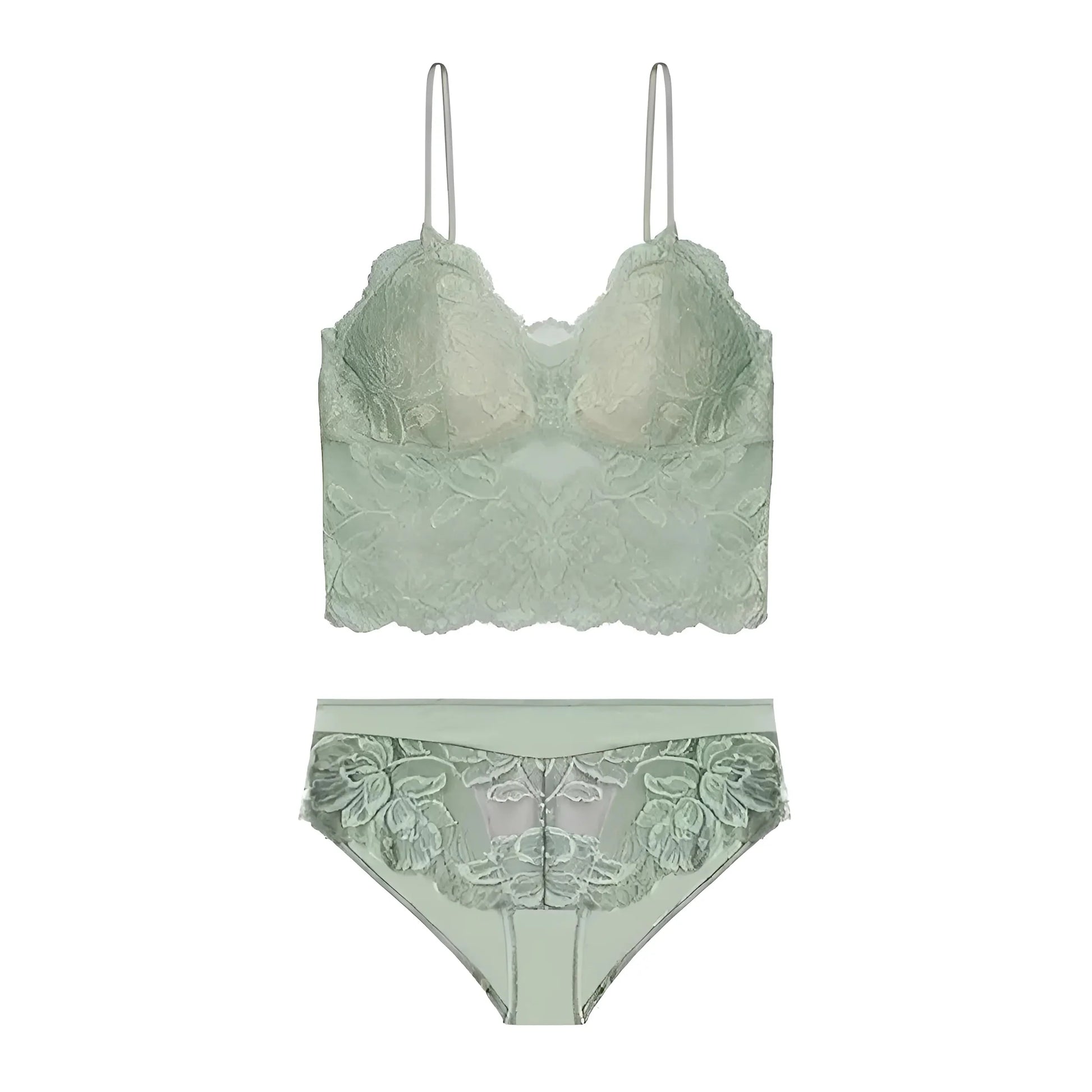 Lace Bralette Lingerie Set