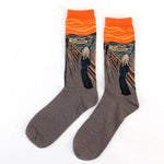 Lange Socken mit Van-Gogh-Prints - zaletta.de