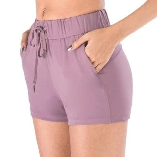 Lavendel Lockere Sportshorts