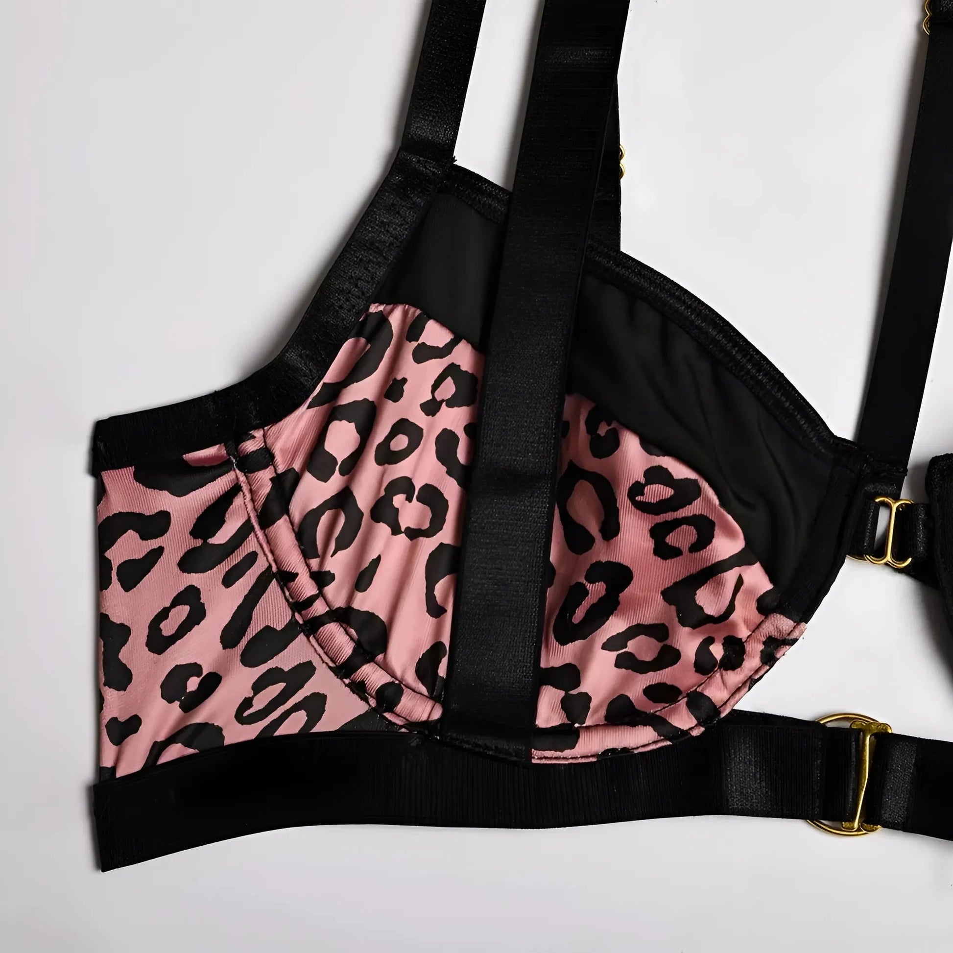 Leopard Print Lingerie Set