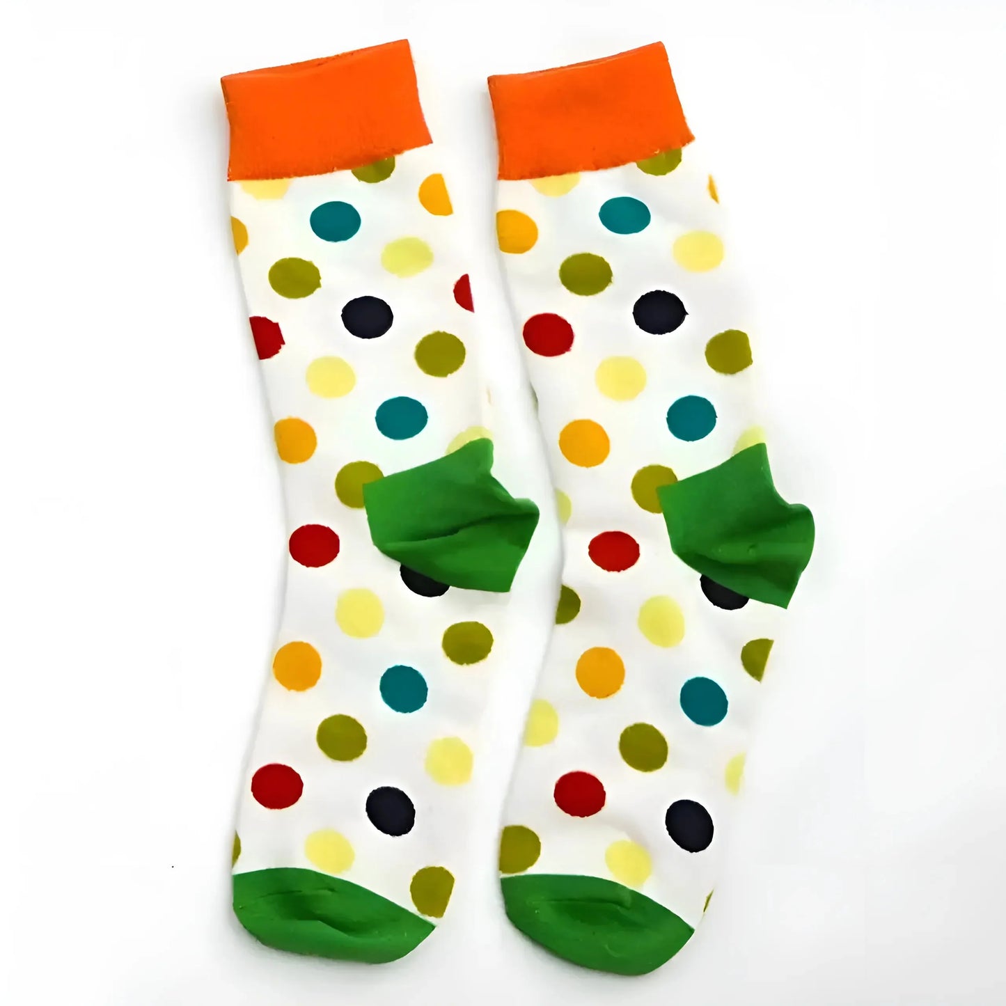 Light Green Men's Polka Dot Socks