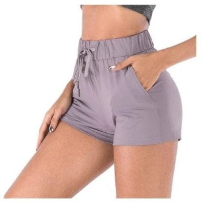 Lila Lockere Sportshorts