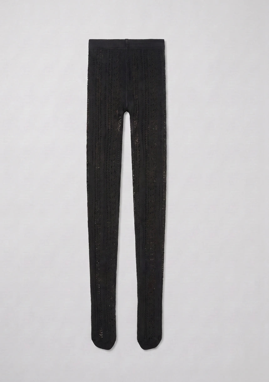 Damen Strumpfhosen mit Lochmuster
