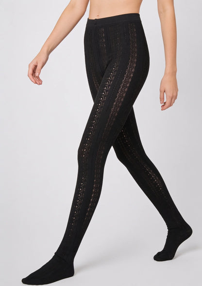 Damen Strumpfhosen mit Lochmuster