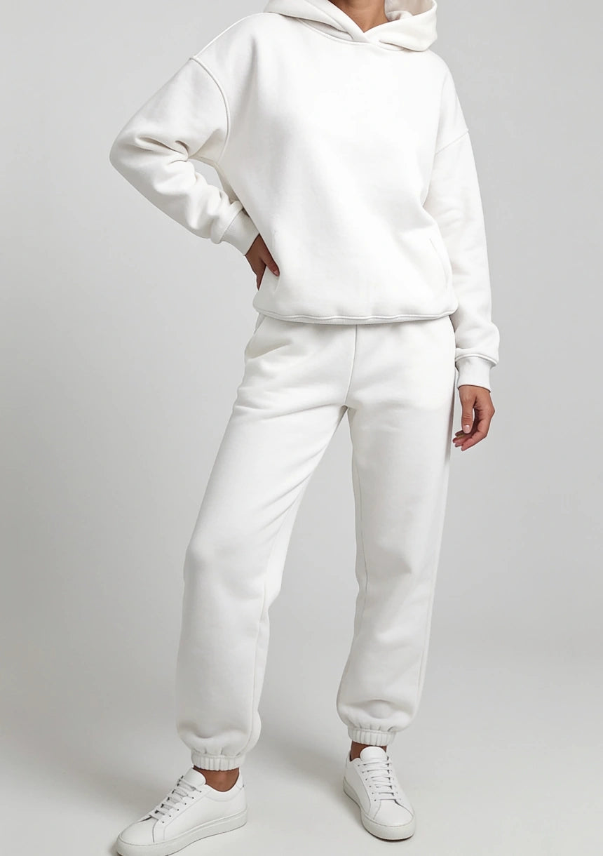 Lockerer, bequemer Hoodie-Set