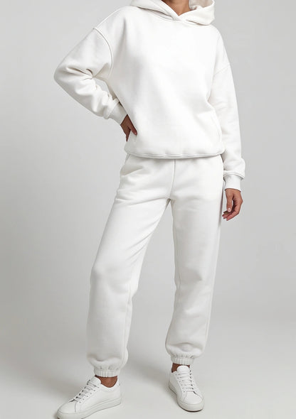 Lockerer, bequemer Hoodie-Set