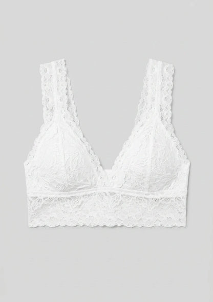 Spitzen-Bralette-Top mit breiten Trägern
