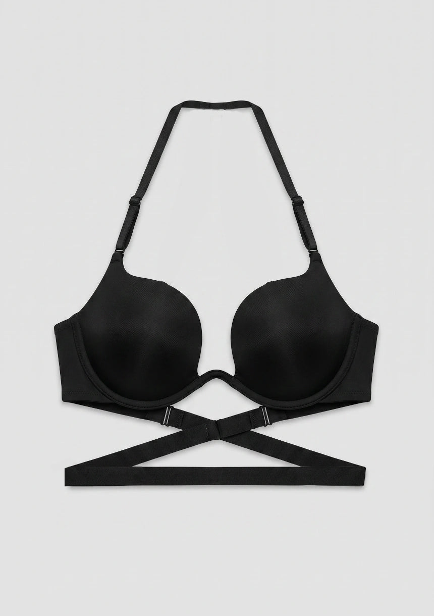 Push-up-BH mit tiefem Plunge-Ausschnitt