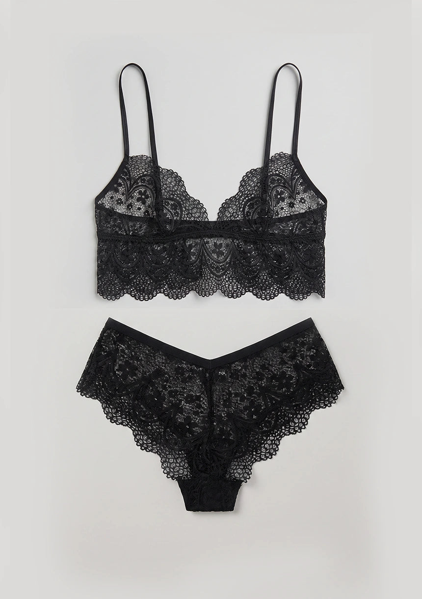 Spitzen-Lingerie-Set