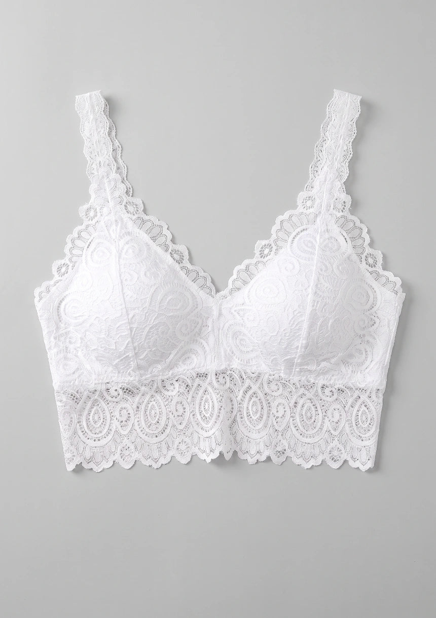 Universeller Spitzen-Bralette mit niedrigem Schnitt
