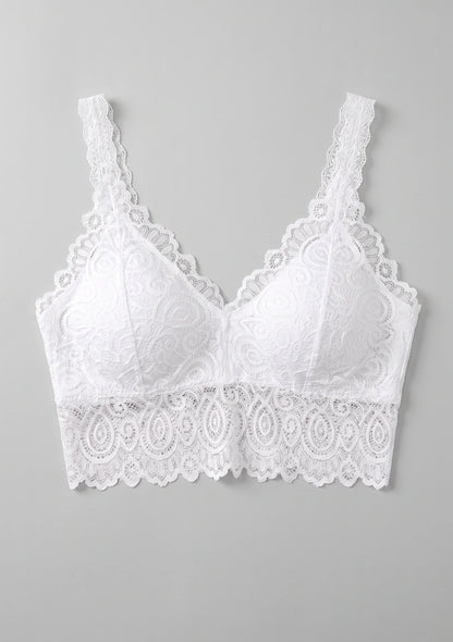 Universeller Spitzen-Bralette mit niedrigem Schnitt