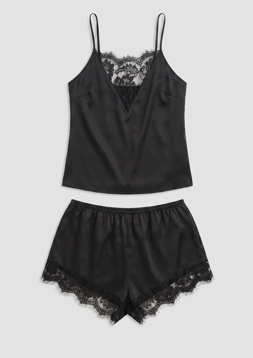 Pyjama-Set mit T-Shirt und Shorts