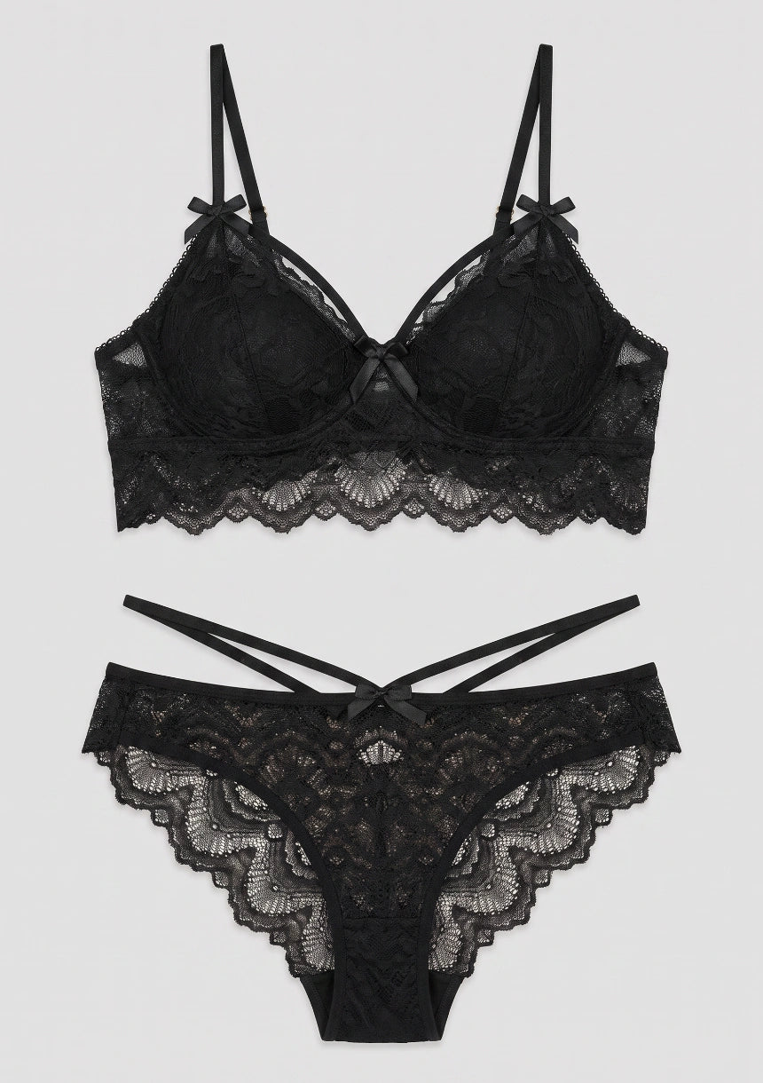Spitzen-Lingerie-Set mit Bralette