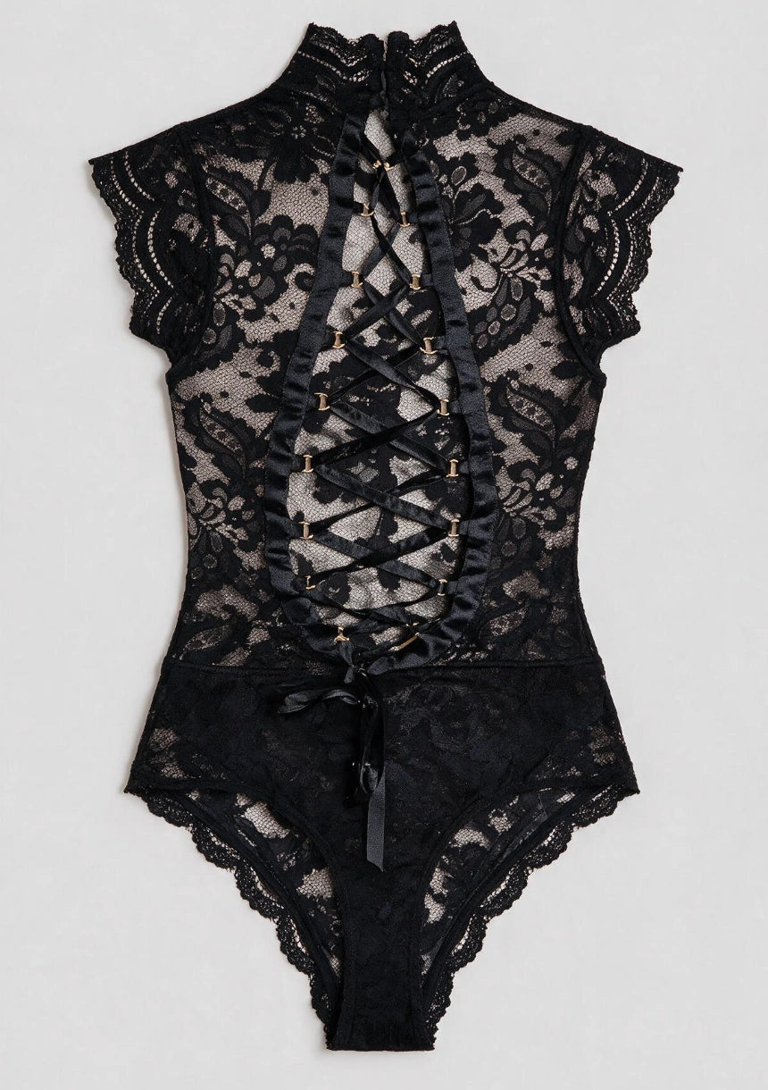 Rückenbindendes Bodysuit
