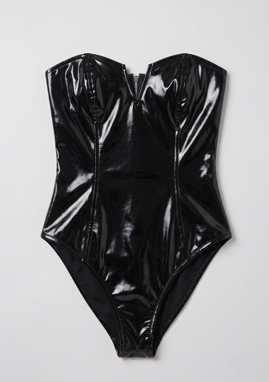Hüftfreier Latex-Bodysuit