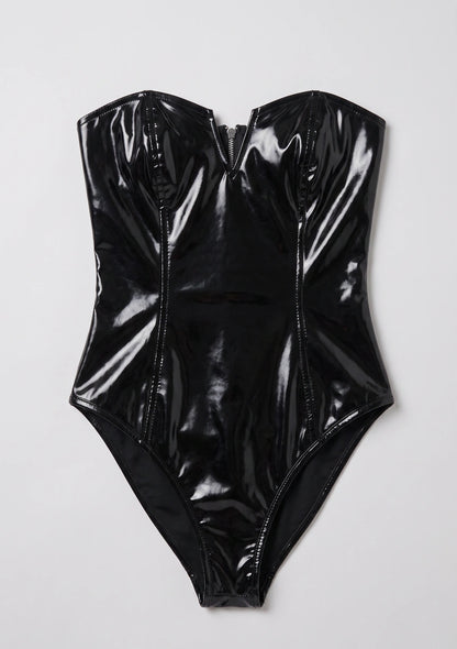 Hüftfreier Latex-Bodysuit