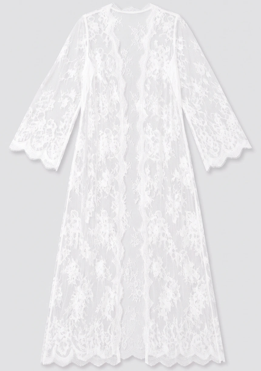 Spitzen Strand-Kimono