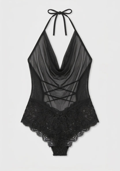 Spitzen-Front Bodysuit