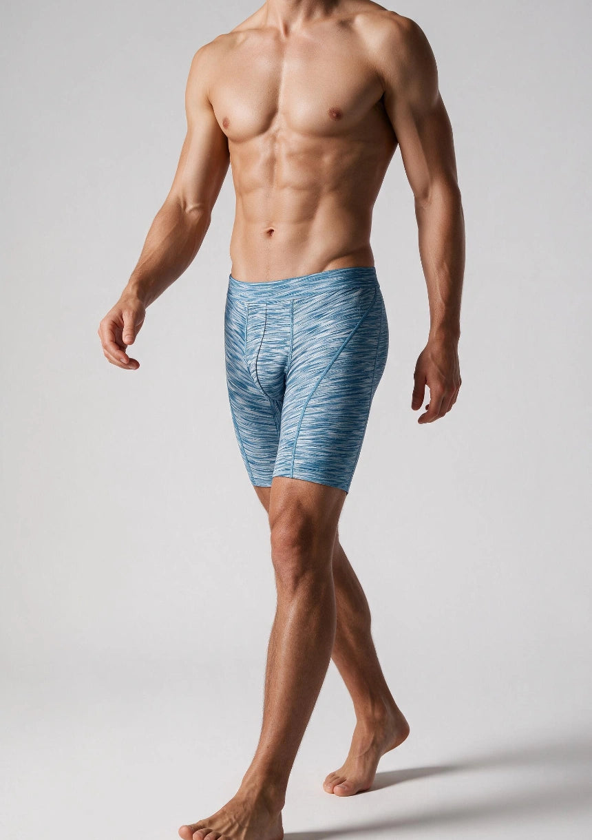 Herren Lange Atmungsaktive Boxershorts