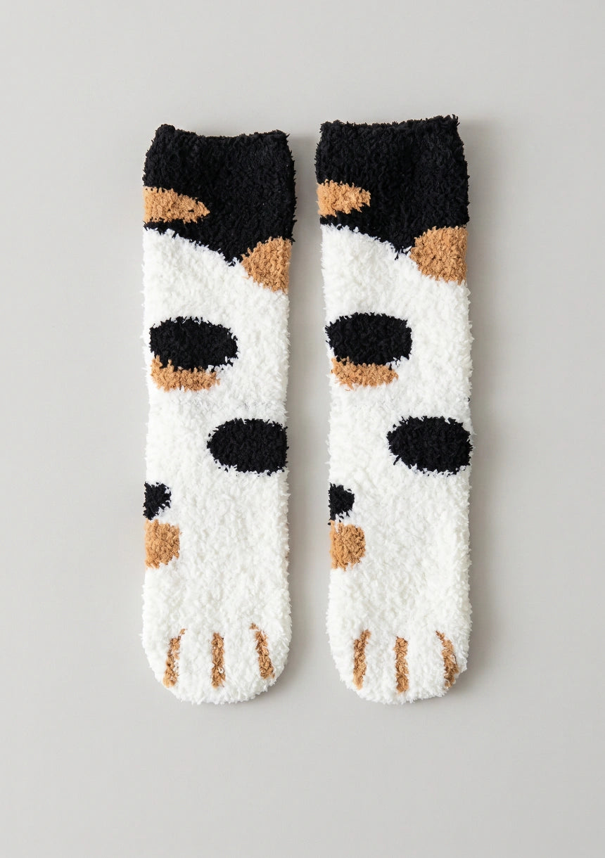 Pfotenabdruck Socken