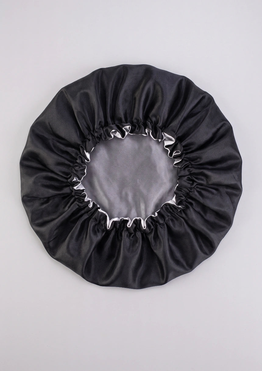 Satin Schlafhaube - Verstellbare Satin-Haarwickel