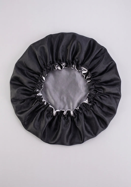 Satin Schlafhaube - Verstellbare Satin-Haarwickel