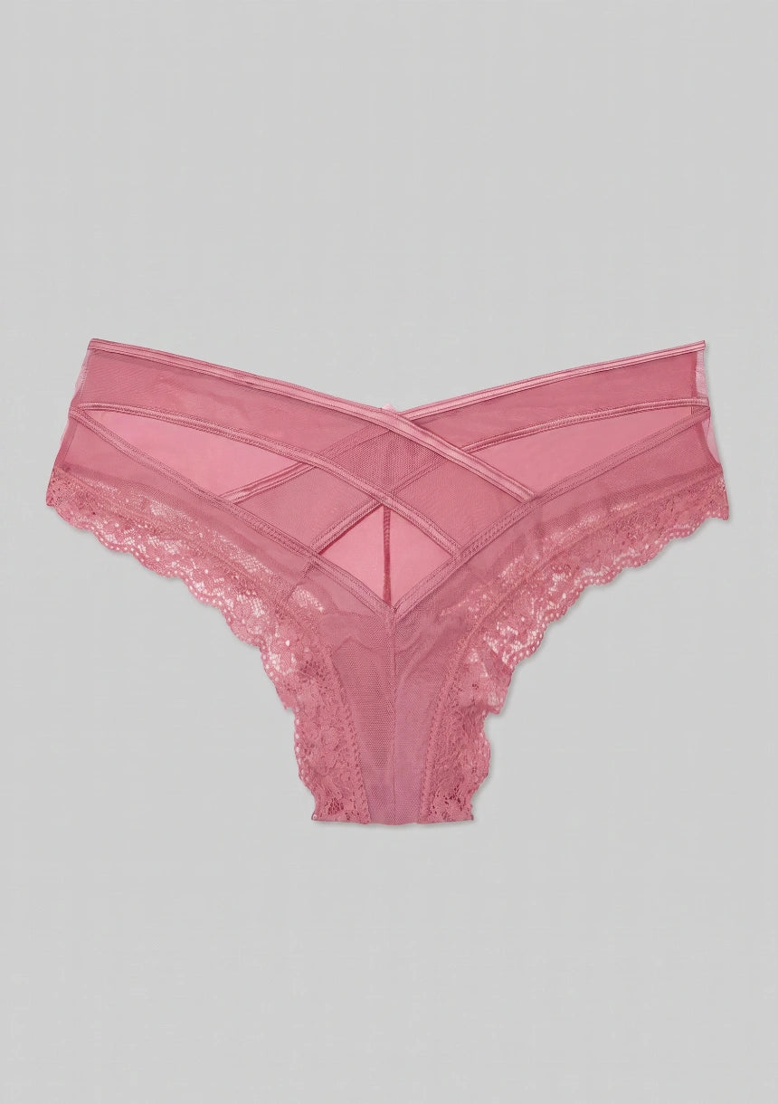 Spitzenunterhosen mit dekorativen Trägern