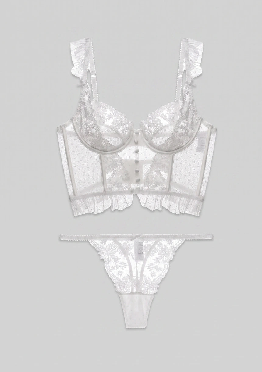 Spitzen-Corsage-Lingerie-Set