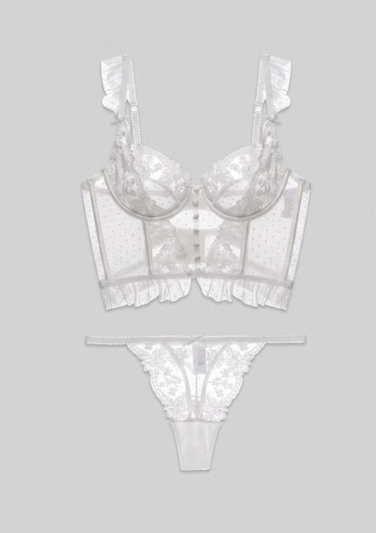 Spitzen-Corsage-Lingerie-Set