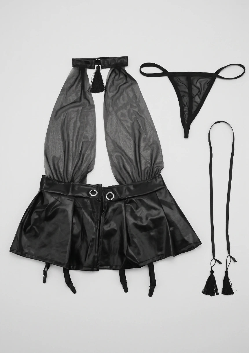 Sinnliches Outfit mit Rock