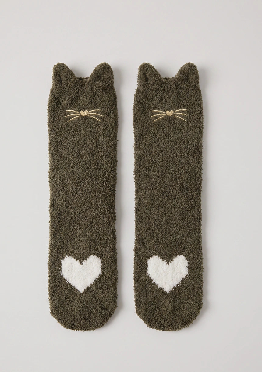 Flauschige Damen Socken