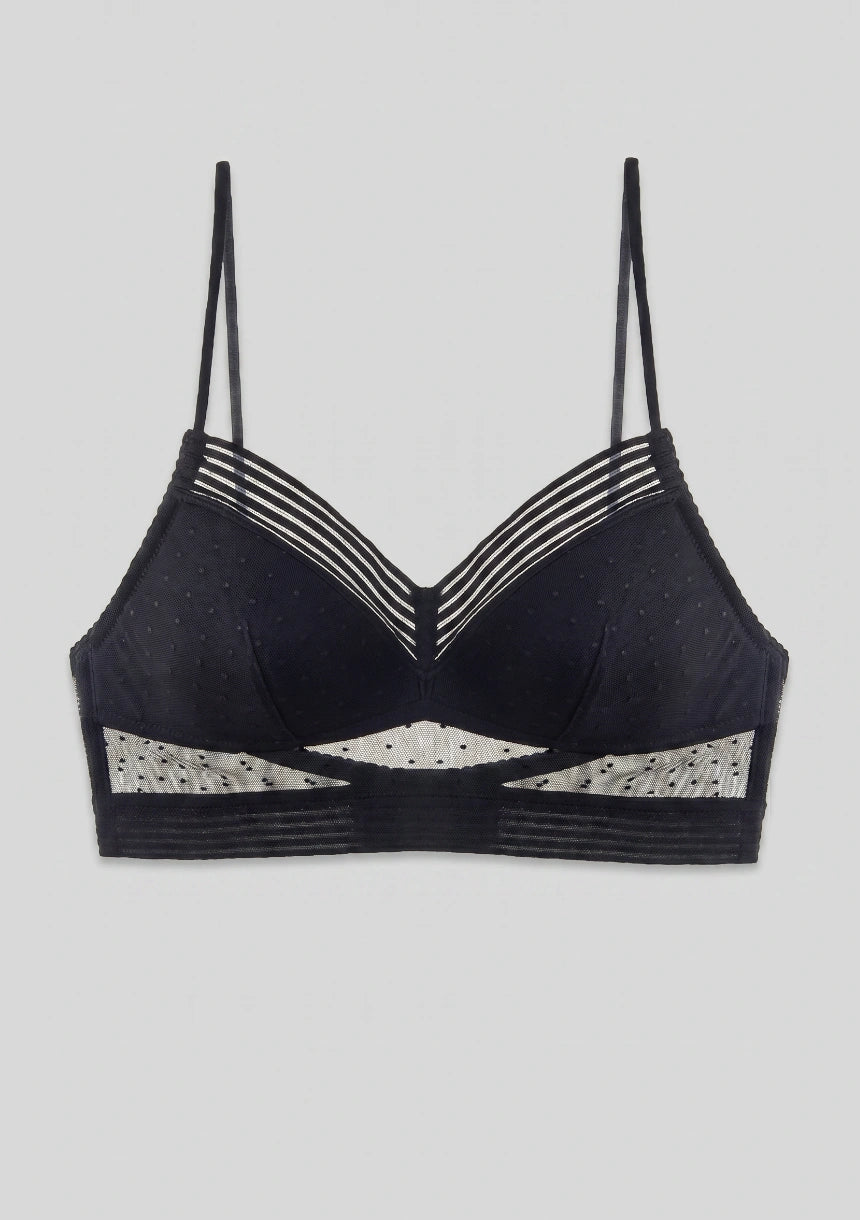 Bralette mit tiefem Verschluss