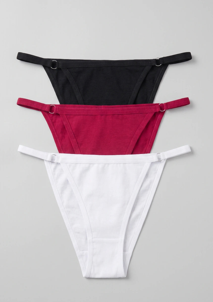 3er Pack - Damenunterhosen mit Trägern
