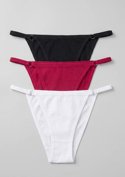 3er Pack - Damenunterhosen mit Trägern