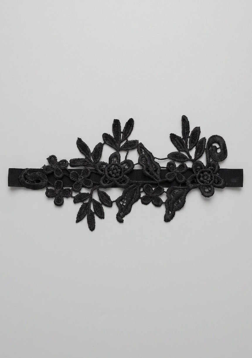 Blumenmuster Strumpfhalter