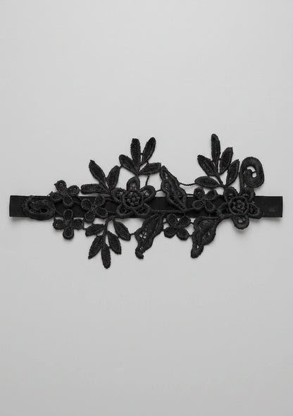 Blumenmuster Strumpfhalter