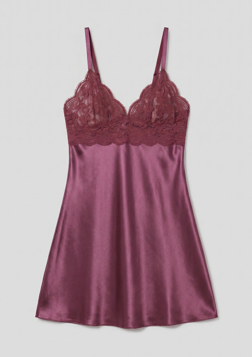 Spitzen-Bustier-Nachtkleid