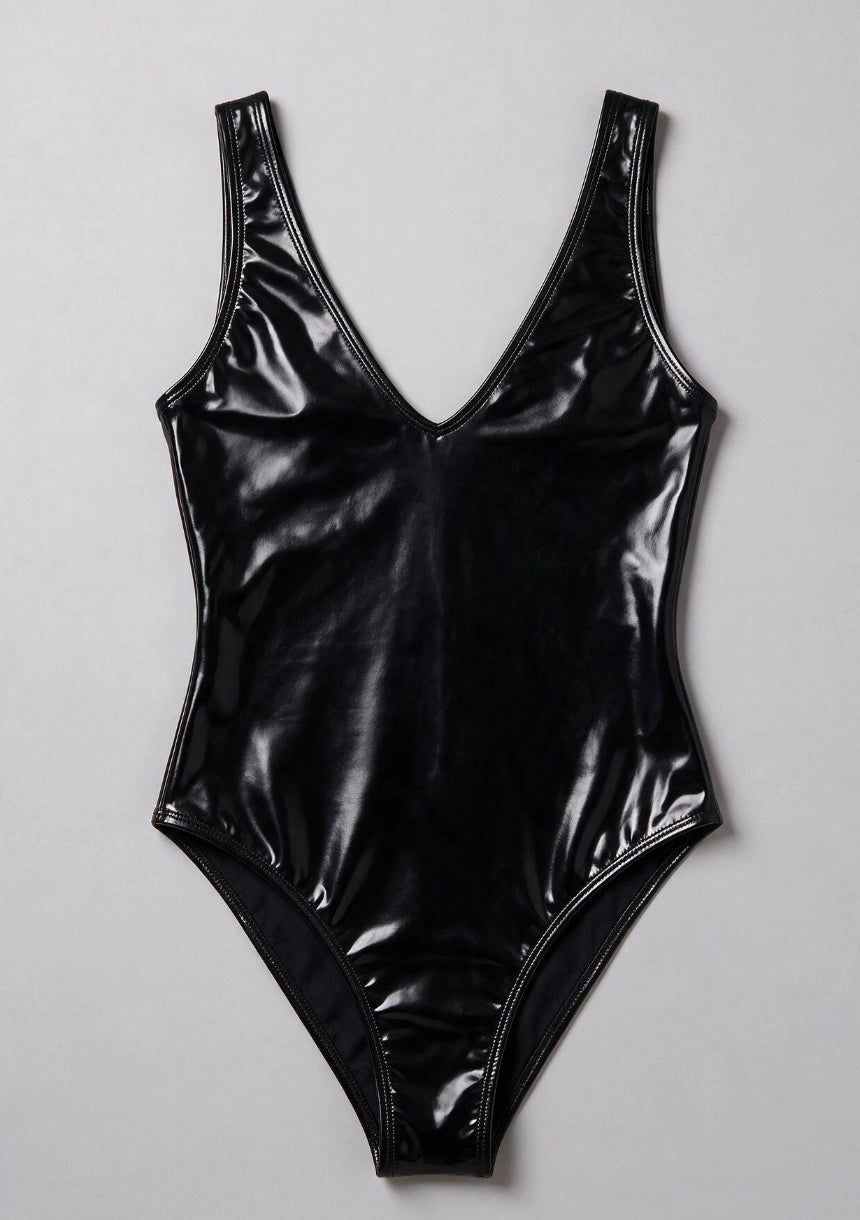 Latex-Body mit dicken Trägern