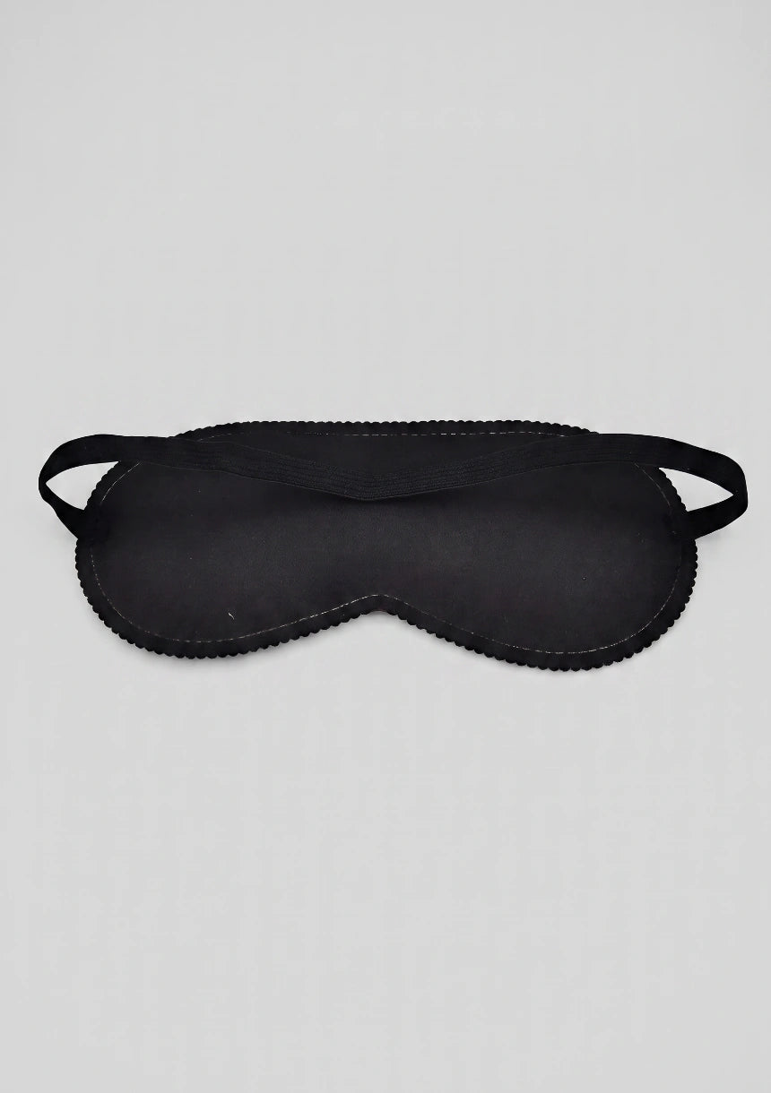 Klassische schwarze Augenmaske