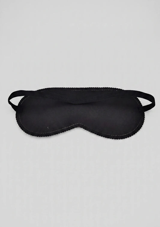 Klassische schwarze Augenmaske