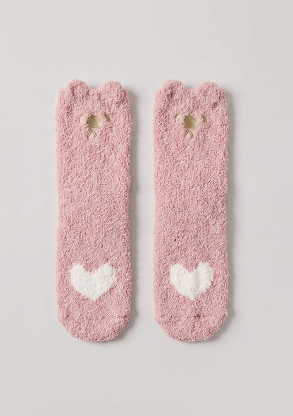 Flauschige Damen Socken