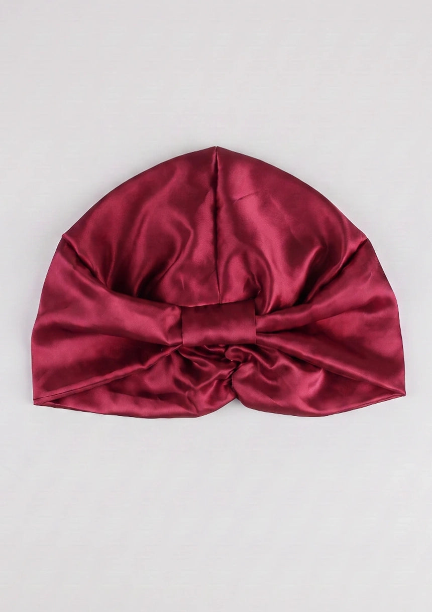 Klassische Satin Schlafhaube