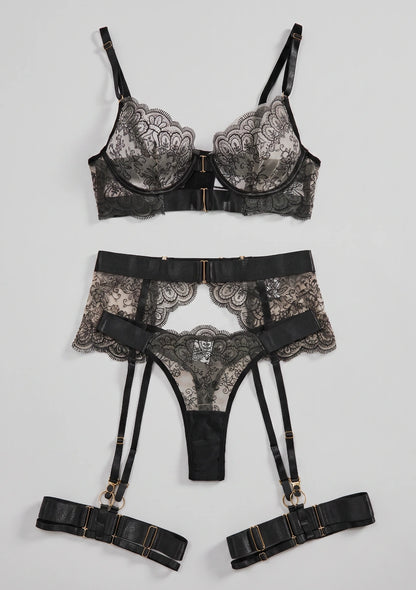 Elegantes 3-teiliges Wäsche-Set