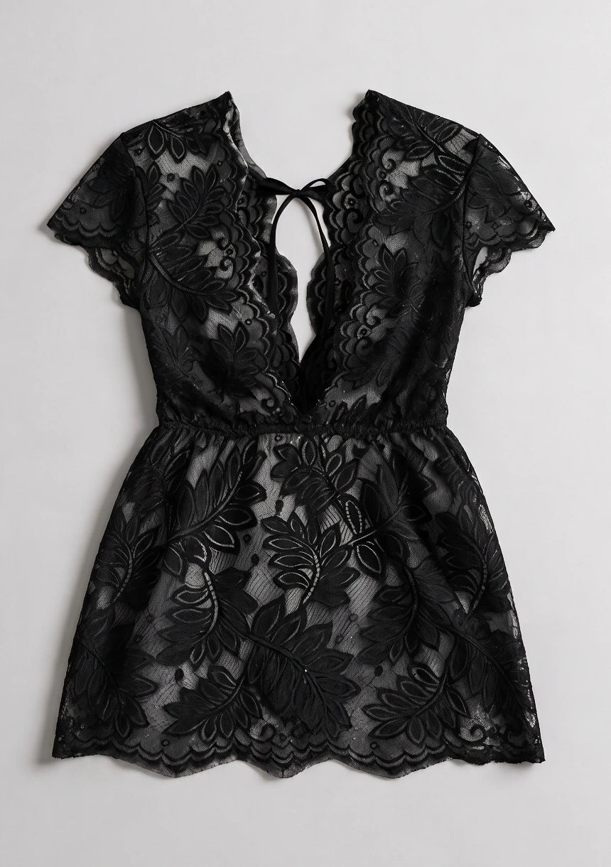 Spitzen-Nachtkleid