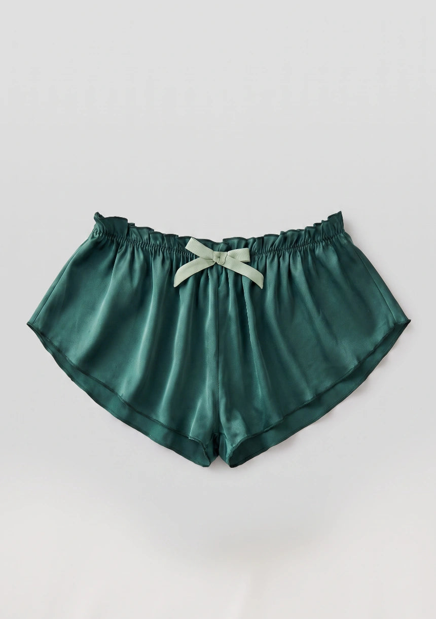 Kurze Pyjamas mit Schleifendetail