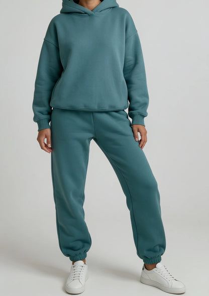 Lockerer, bequemer Hoodie-Set